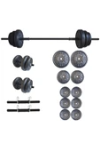 Dambılcım Halter Seti Dambıl Seti Ağırlık ve Vücut Geliştirme Aleti 45 Kg - 2
