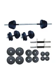 Mocca Style 65 Kg Moccadiamond 65 Kg Halter Seti Dambıl Seti Ağırlık Ve Vücut Geliştir (60 Kg Plaka Ağırlığı) - 1