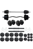 Mocca Style 108 Kg Z-Barlı MEGASET Halter Seti Ve Dambıl Seti ,Ağırlık Seti, ( PLAKA AGIRLIK TOPLAMI 100 Kg) - 2