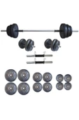 Mocca Style 65 Kg Moccadiamond Halter Seti Dambıl Seti Ağırlık Ve Vücut Geliştirme Aleti 65 Kg - 1