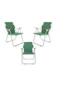 Bofigo Katlanır Masa ve 3 Adet Katlanır Sandalye Kamp Seti Yeşil thumbnail 3