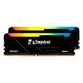 Kingston Beast RGB KF436C17BB2AK2/16TR 16GB (2x8GB) DDR4 3600MHz CL17 Masaüstü Bellek - 1
