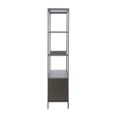 Adore Gaming Cage Metal Kitaplık - Siyah 80x177x36 cm - 3