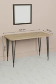 Feza Yemek Masası 60x120 Yemek Masası, Çalışma Masası, Bilgisayar Masası - 3