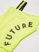 Tek askılı kız çocuk mayo - 5