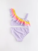 Renkli volanlı kız çocuk bikini takım DB200617BT - 8