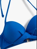 Push Up Bikini Üstü Dolgulu Balenli Boyundan Bağlamalı - 7