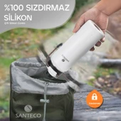 Santeco Ktwo Sporcu Termosu 710 Ml-Beyaz - 5
