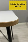 moniev Natura 3 Adet Kamp Sandalyesi Katlanır Piknik Sandalye Oval Bardaklıklı Lacivert Katlanır Mdf Masa - 3