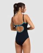 Arena Womens Arena Tania Clip Back Swimsuit One Piece Kadın Yüzücü Mayosu 005974580 - 2