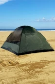moniev Monicamp 8 Kişilik Kamp Çadırı Aile Boy 3 Mevsim Çift Katmanlı Çift Renk Kumaş 300cm X 355cm X 175cm - 3