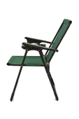 moniev Natura 4 Adet Kamp Sandalyesi Katlanır Piknik Sandalye Oval Bardaklıklı Yeşil thumbnail 3