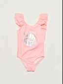 Varak baskılı kız çocuk mayo DB200722CM - 1