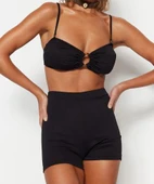 Dokulu Yüksek Bel Bikini Altı DB200792KT - 2