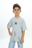 Toontoy Erkek Çocuk Sport Yazılı Fırça Baskılı Tişört - 1