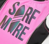 Halter kesim taytlı yüzücü kız çocuk mayo DB200741CM - 3