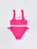 Fiyonklu kız çocuk bikini takım - 5