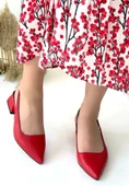 Morji Kırmızı Cilt Topuklu Ayakkabı thumbnail 3