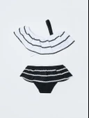 Sutaşı detaylı kız çocuk bikini takım - 9