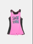 Halter kesim taytlı yüzücü kız çocuk mayo DB200741CM - 1