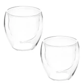 Tantitoni Borosilikat Cam 2li Çift Cidarlı Bardak Seti 250ml thumbnail 2