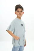 Toontoy Erkek Çocuk Sport Yazılı Fırça Baskılı Tişört - 3