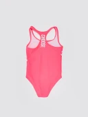 Beyaz Baskılı kız çocuk mayo DB200798CM - 2