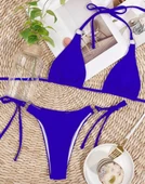 İp ve halka detaylı bikini takım - 8