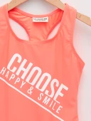 Beyaz Baskılı kız çocuk mayo DB200798CM - 12