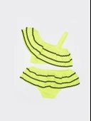 Sutaşı detaylı kız çocuk bikini takım - 6