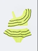 Sutaşı detaylı kız çocuk bikini takım - 5