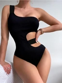 Çizgili özel kumaşlı Cut Out Mayo DB200727M - 1