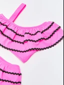 Sutaşı detaylı kız çocuk bikini takım - 3