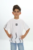 Toontoy Erkek Çocuk Sport Yazılı Fırça Baskılı Tişört - 8