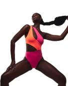 Renk Bloklu Cut Out Mayo DB200786M - 2