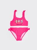 Fiyonklu kız çocuk bikini takım - 4