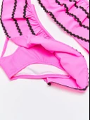 Sutaşı detaylı kız çocuk bikini takım - 4