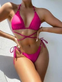 İp ve halka detaylı bikini takım - 12