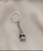 Anahtarlık Kuru Kafa Araba Anahtar Süsü Çanta Cüzdan Aksesuar thumbnail 1