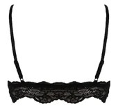 SİYAH YAKALARI DANTELLİ MICRO BRALET DS200475BR - 2