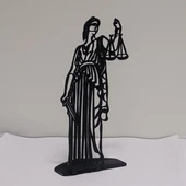 Adaletin Yüzü – Themis Metal Masa Figürü - 2