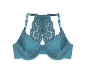 YEŞİL ÖNDEN KLİPSLİ SIRT DETAYLI DESTEKSİZ KAPLI BALENLİ SÜTYEN DS200463SU - 3