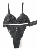 SİYAH FULL DANTEL BRALET TAKIM DS20095BRT - 2