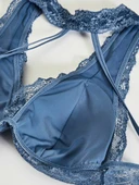 MAVİ KAPLI SIRT DETAYLI BRALET DS200550BR thumbnail 2