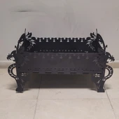 Alev Muhafızı – Ejderha Figürlü Metal Mangal - 1