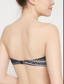 Renkli şerit detaylı bikini üstü - 3