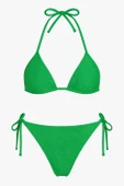 Üçgen Ipli Bikini Takım - 7