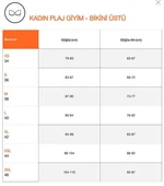 Toparlayıcı balenli bikini üstü geniş beden aralığı - 11