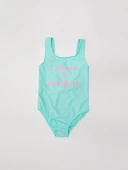 Baskılı kız çocuk mayo - 1