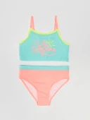 Baskılı kız çocuk bikini takım - 1
